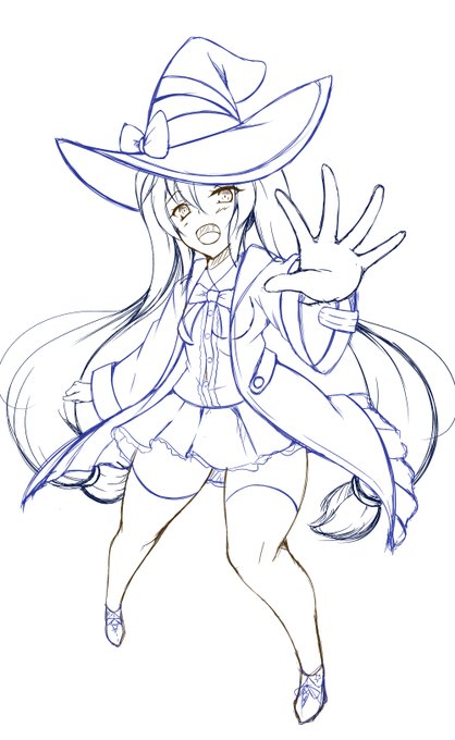 メインヒロインの戦闘中ポーズ的なもの 