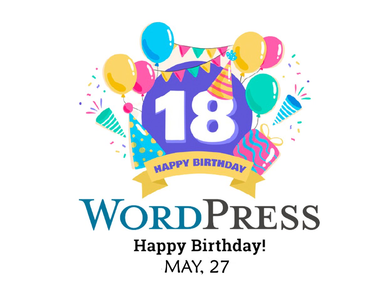 mapaa_in's tweet photo. Happy Birthday WordPress 
@WordPress @wordpressdotcom @wpbeginner @elemntor @yoast @WooCommerce https://t.co/BiwgbC6fuh