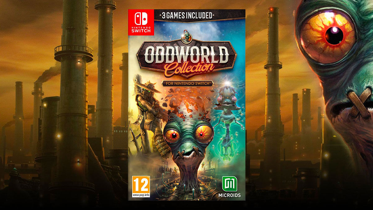 JVCom's tweet photo. 🔴🎁👽 CONCOURS ODDWORLD COLLECTION 👽🎁🔵

Pour fêter la sortie d'Oddworld Collection sur Switch, on vous fait gagner 5 exemplaires du jeu dans son édition physique !

🎁 Pour participer : RT + Follow @JVCom 🎁

Tirage le 01/06 à 14h : https://t.co/XifSOtLCJg https://t.co/yJ2CIhSfYy