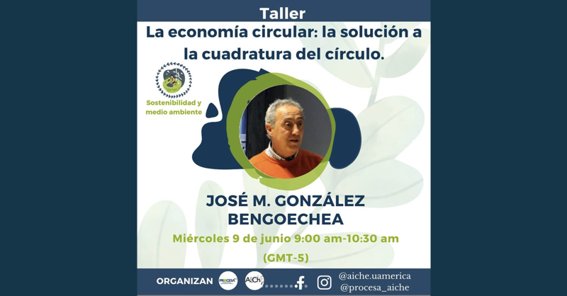 fvidasostenible's tweet photo. El miércoles 9 de junio participaremos con un talller sobre economía circular en la Jornada Técnica Procesa 2021 - 3rd AIChE Latin America Student Regional Conference,  @procesa_aiche https://t.co/Wl6yZJZmlF