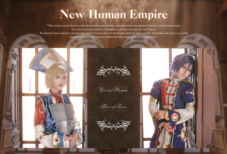 faniasyRei's tweet photo. ✮. Trinity Blood .✮
True Human Empire
Seth Nightlord：凡人
Mirka Fortuna：神野零
Ion Fortuna：Inori 祈
Radu Barvon：月璃音
Photo：昆鑫
Helper：苳釉
Retouch：Inori 祈+神野零
#cosplay #TrinityBlood #トリニティブラッド #聖魔之血 #SethNightlord #MirkaFortuna #IonFortuna #RaduBarvon https://t.co/y8jTjL3bmj