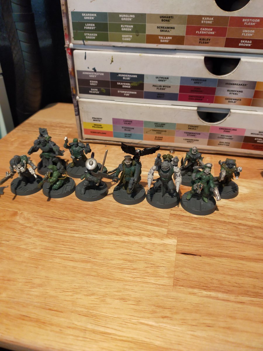 GhostofOllar's tweet photo. WIP Venators
Yes I'm on a serious Necromunda kick at the moment
#WIP #Necromunda #Venators #BountyHunters #WarhammerCommunity https://t.co/r49NPlszBt