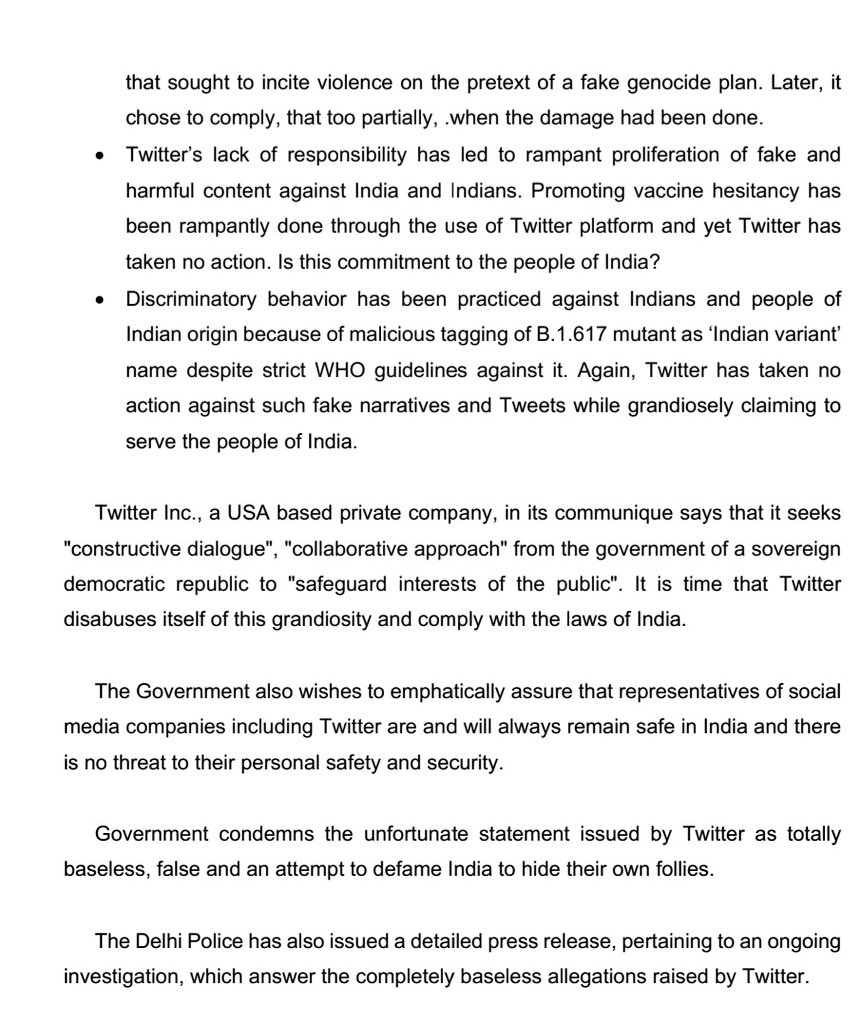 smitadeshmukh's tweet image. Well done, India.
Stern message to @jack and his wokies @Twitter @TwitterIndia