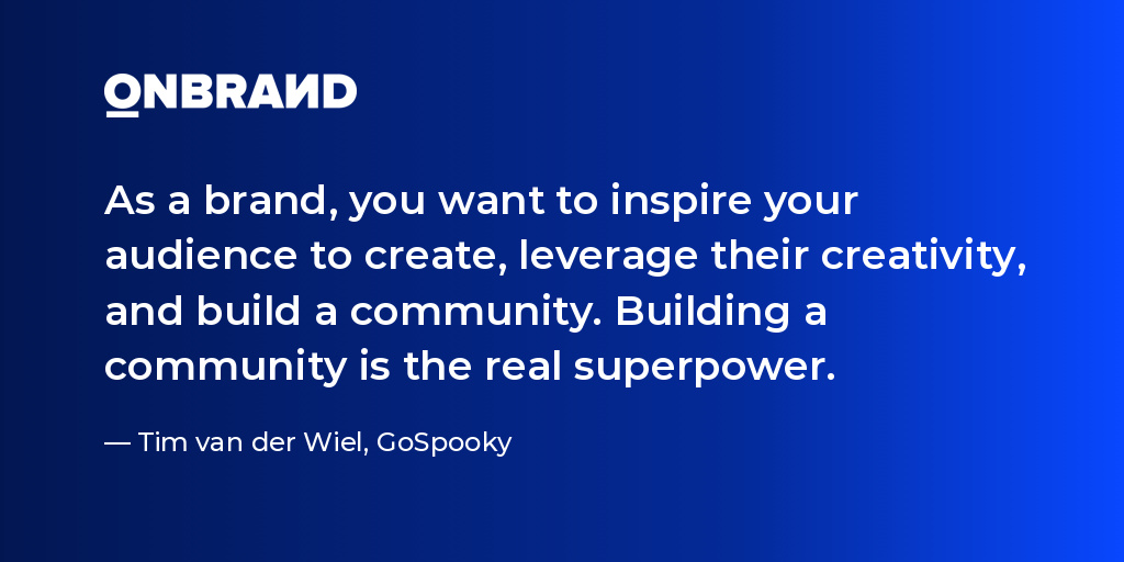 onbrandconf's tweet photo. You’ve heard about the digital-first world, but did you know we also live in a user-first world? #GoSpooky’s Tim van Der Wiel explains how brands can overhaul their typical approach to social media at #StudioOnBrand 2021. https://t.co/NsIly9WUIt