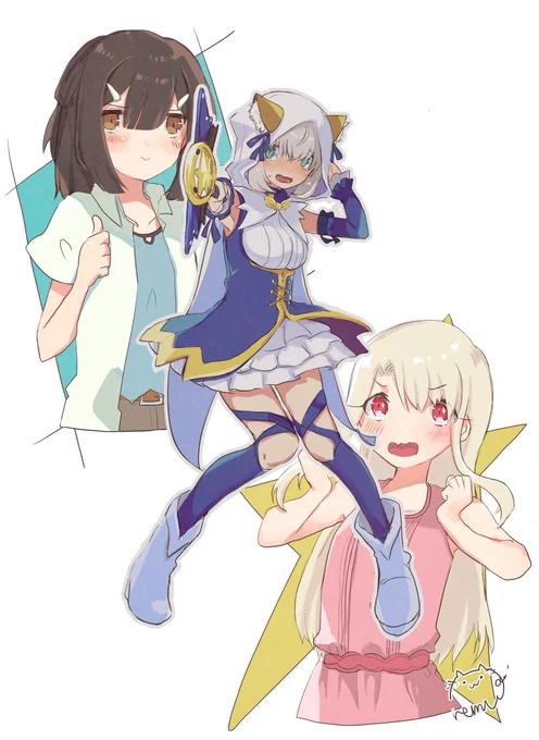 [skeb]がんばれプリズマグレイたん 