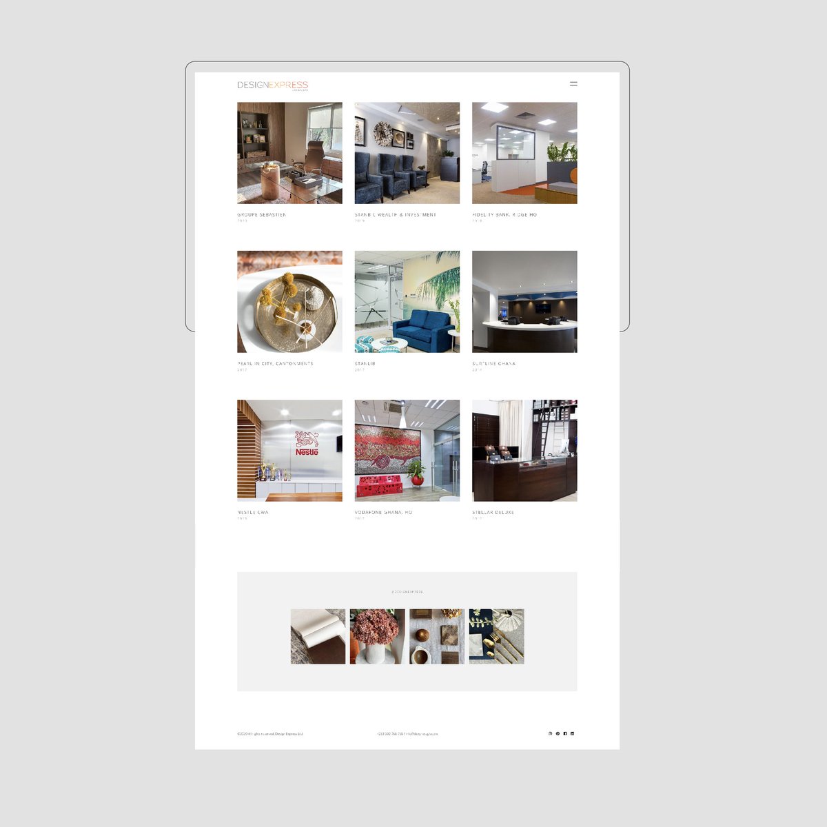 builtbycavemen's tweet photo. Excited to share our recent website work with Design Express, a multi award-winning interior design practice based in Accra. 

#website #design #decor #interiordesign #ghana #ui https://t.co/mGXzM1vl77