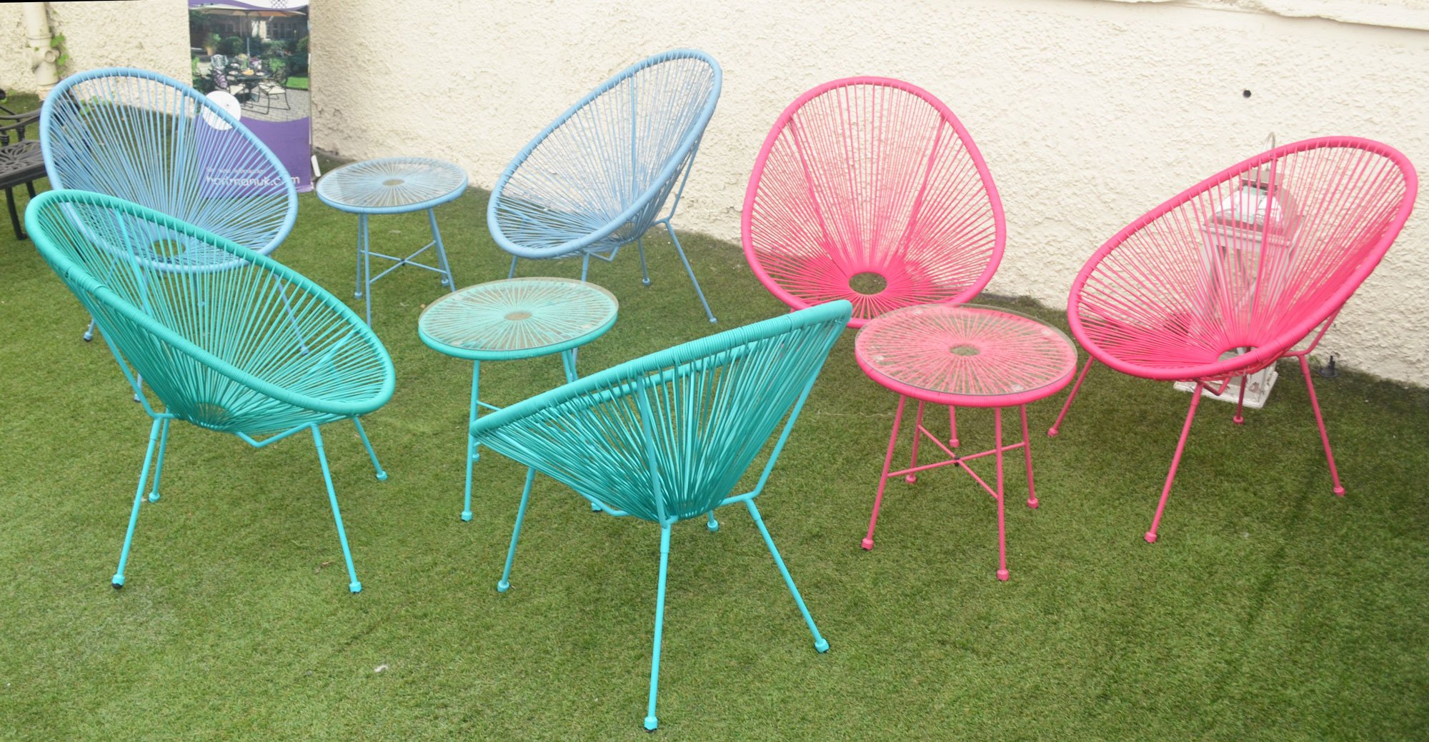 Monaco egg chair set hot sale