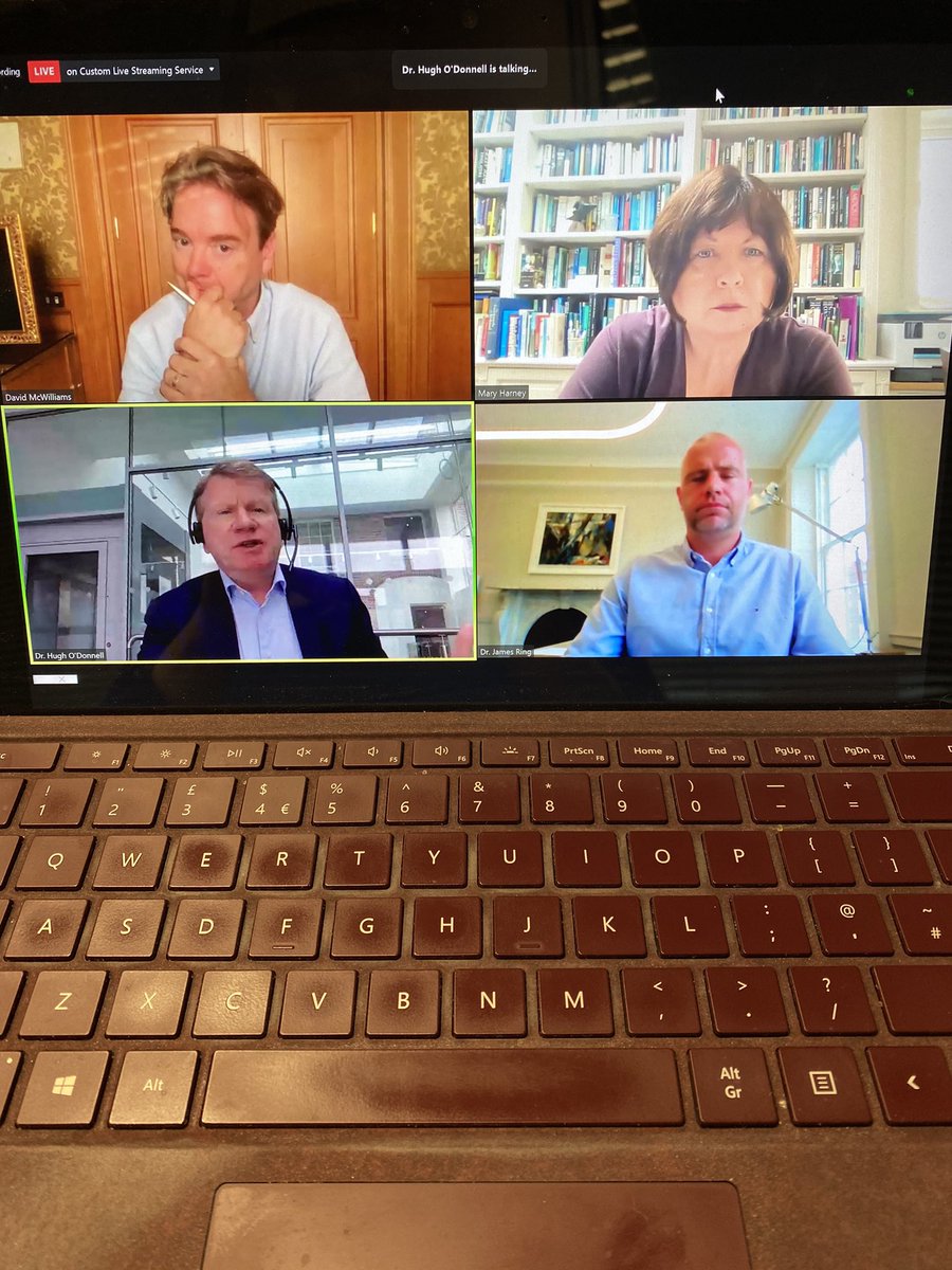 A great session by @TcIngenium #whenthedustsettles excellent insights from the panel <a href="/davidmcw/">David McWilliams</a> #hughodonnell and #maryharney