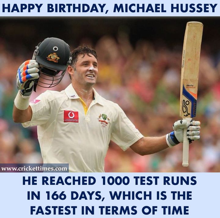 Happy Birthday, Michael Hussey 