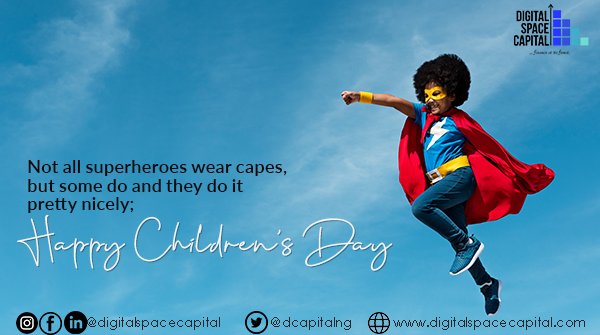 DCapitalNG's tweet photo. All superheroes are not kids but all kids are super heroes.
Happy children's day to our cute, adorable, plate breaking, chair jumping heroes💙 https://t.co/b1daoDVLRC