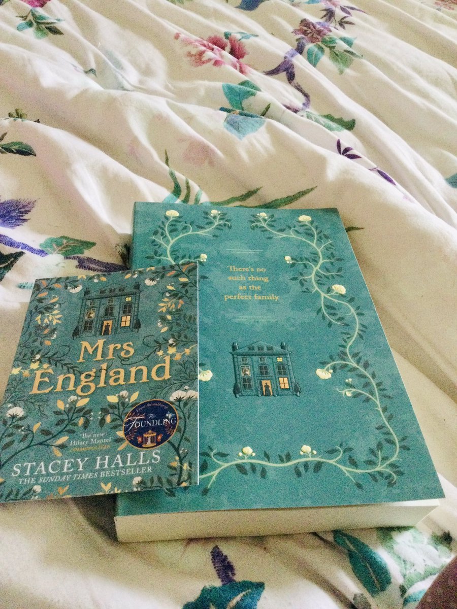 Thank you to @bonnierbooks_uk  and @ElStammeijer for my gorgeous copy of #MrsEngland by @stacey_halls - of course I’m not going to spend all day in bed reading it.... 🦥🦥❤️📚