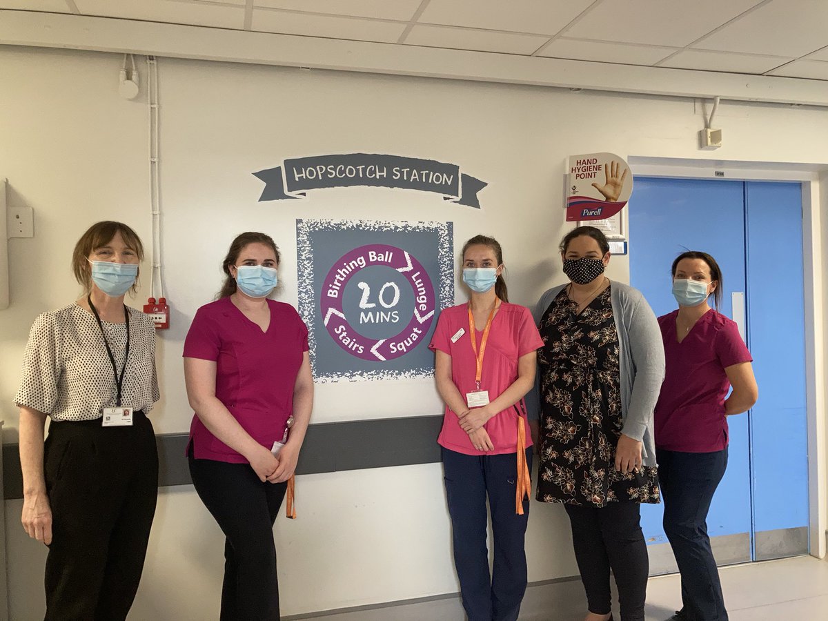 MRHP Midwifery team delighted to have our <a href="/labourhopscotch/">Sinead Thompson</a> stations in place. Great tools to assist mothers #normallabour Great work by <a href="/seiswansue/">Sue O'Callaghan</a> Susan O’Callaghan cAMP to bring this to fruition for women. Since thanks to Sinead Thompson <a href="/Labourhopscotch/">Sinead Thompson</a> <a href="/NWIHP/">National Women & Infants Health Programme</a>