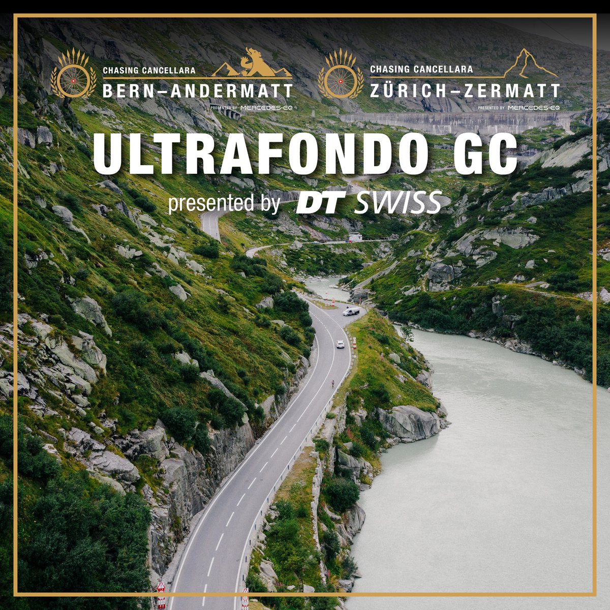 Es gibt eine neue Gesamtwertung: Chasing Cancellara Ultrafondo GC presented by DT Swiss. 🤩
Unter allen Teilnehmenden, die Bern–Andermatt und Zürich–Zermatt absolvieren, werden tolle Preise verlost. Als Hauptpreis winkt ein Radset von DT Swiss und weitere tolle Preise.