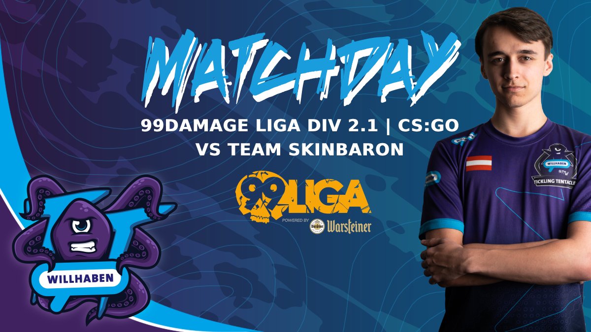 Heute geht es in das nächste #99Liga Spiel für uns👈😎

🆚@TeamSkinBaron 
🕗20:00 CEST
📺twitch.tv/rnox_cs (@rnox_cs)

gl&hf 🤠
#TTWIN🐙 #CSGO