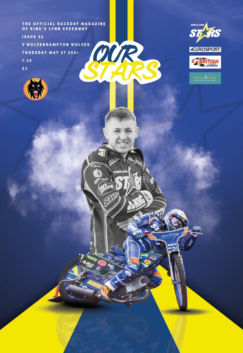 📚 𝗧𝗢𝗡𝗜𝗚𝗛𝗧’𝗦 𝗣𝗥𝗢𝗚𝗥𝗔𝗠𝗠𝗘 |

4️⃣4️⃣-page raceday magazine available for just £3 upon entry to the stadium...

🇬🇧 Ryan Kinsley four-page interview.

📝 Columns from Peter Schroeck, Dale Allitt, Keith Chapman &amp; Richard Knight.

<a href="/CurtisSport/">Curtis Sport</a> | #OurStars⭐️