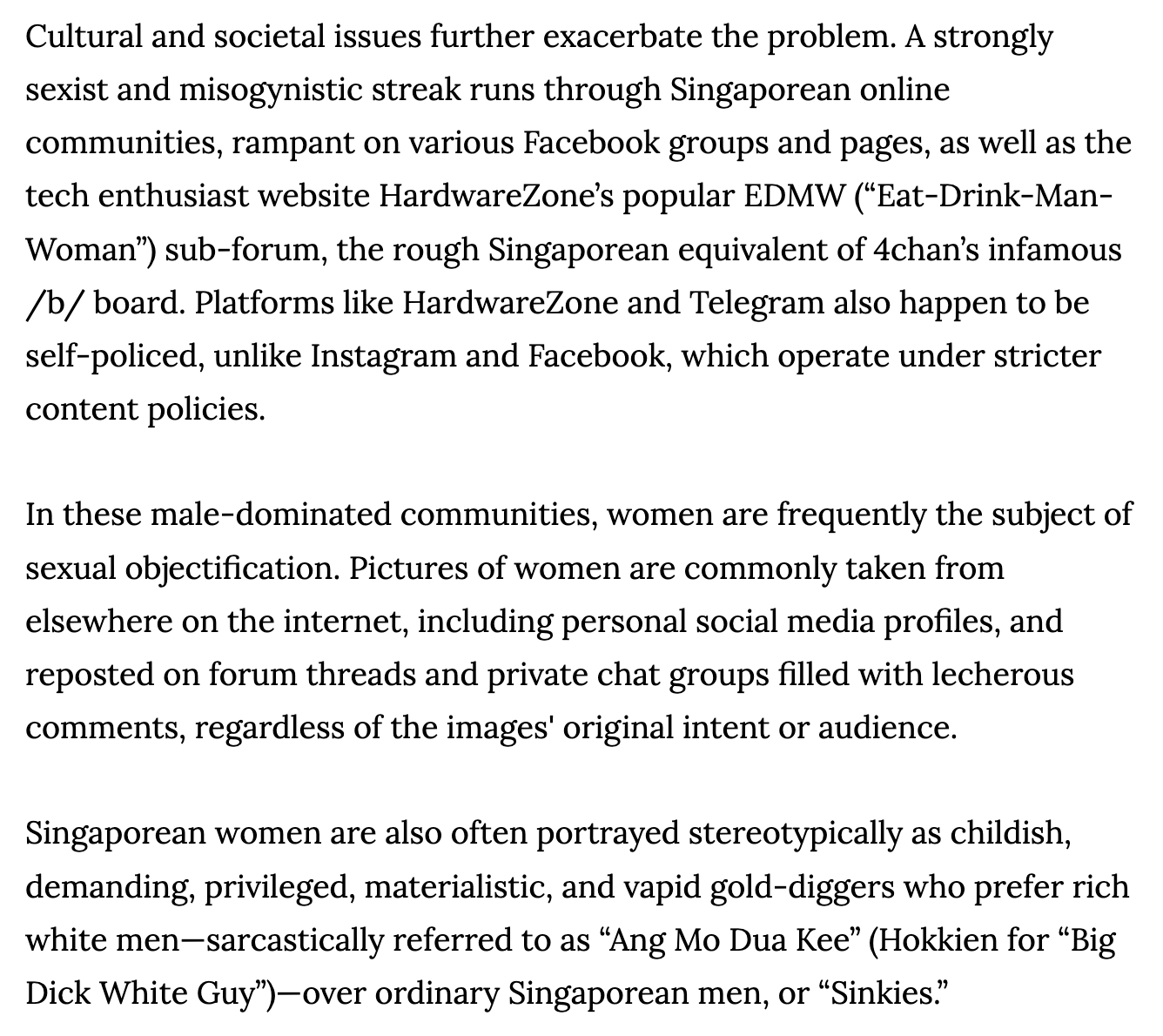 Kirsten Han 韩俐颖 on Twitter: "I've experienced what's been described in this  bit of @viceasia's article, multiple times. Fuck HardwareZone and SammyBoy  forums. https://t.co/ZB4JW29G9l https://t.co/LaVwdCMppN" / Twitter