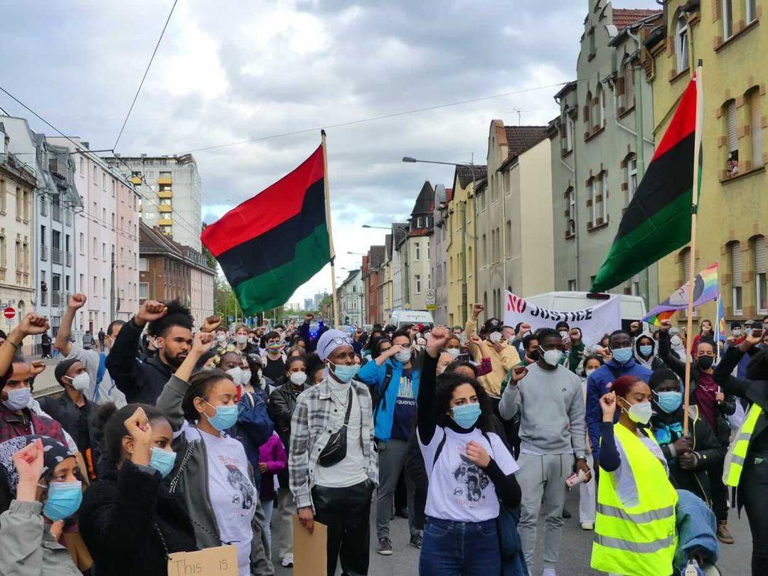 ALD March in Frankfurt Germany. Down with Imperialism #AfricanLiberationDay #ALD2021