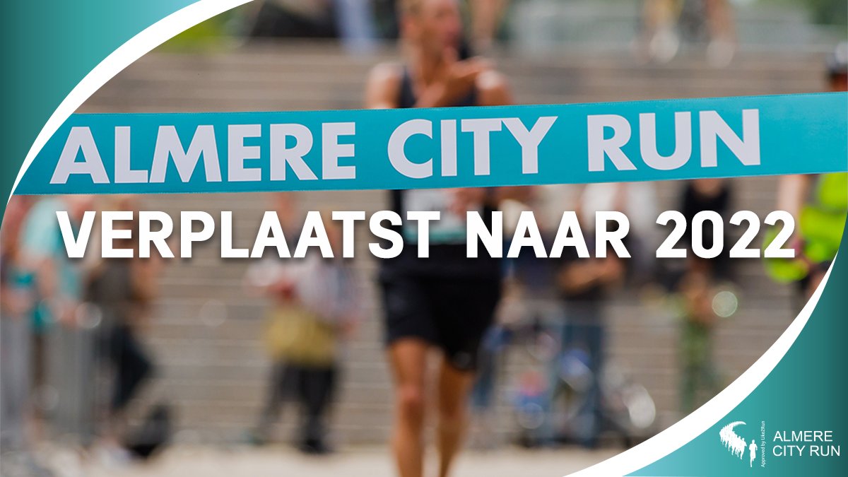De Almere City Run is vanwege de coronapandemie verplaatst naar 2022. De volksgezondheid gaat voor alles. De startbewijzen voor de – vorig jaar als eens uitgestelde – 11e editie blijven geldig voor de eerstvolgende editie. 

👉 Lees meer: bit.ly/acr-verplaatst…