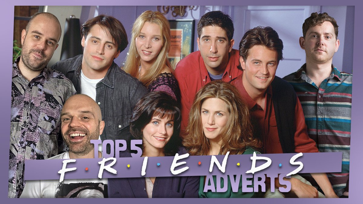 Today sees the release of the #FriendsReunion so here's our Top 5 ads starring the gang throughout various levels of their fame. Could it BE more timely?

youtube.com/watch?v=Cfg0sv…