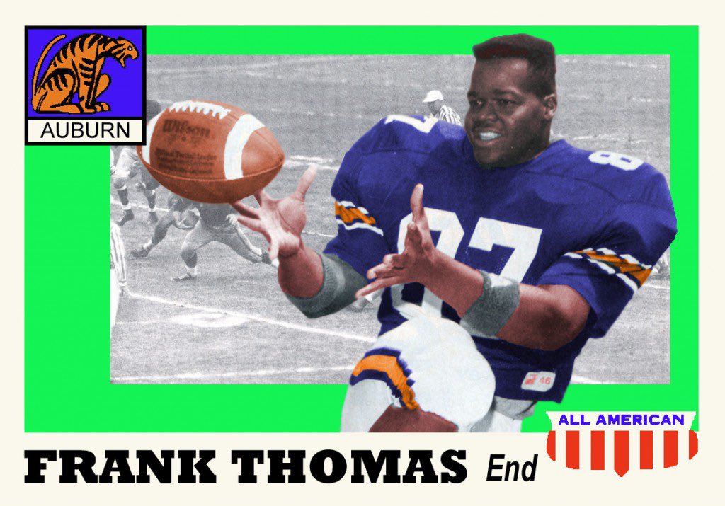 Happy birthday MLB Hall of Famer & Auburn TE Frank Thomas. 