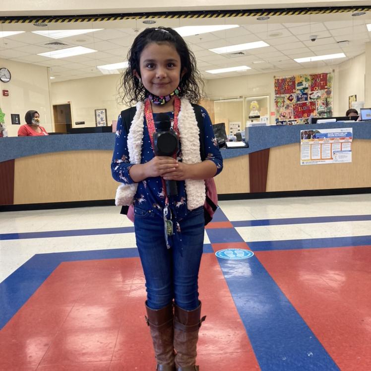 We are celebrating college and career day here at Mike Davis Elementary! A future teacher and pop star are among us!! #seniorstrong #ccpsfamily