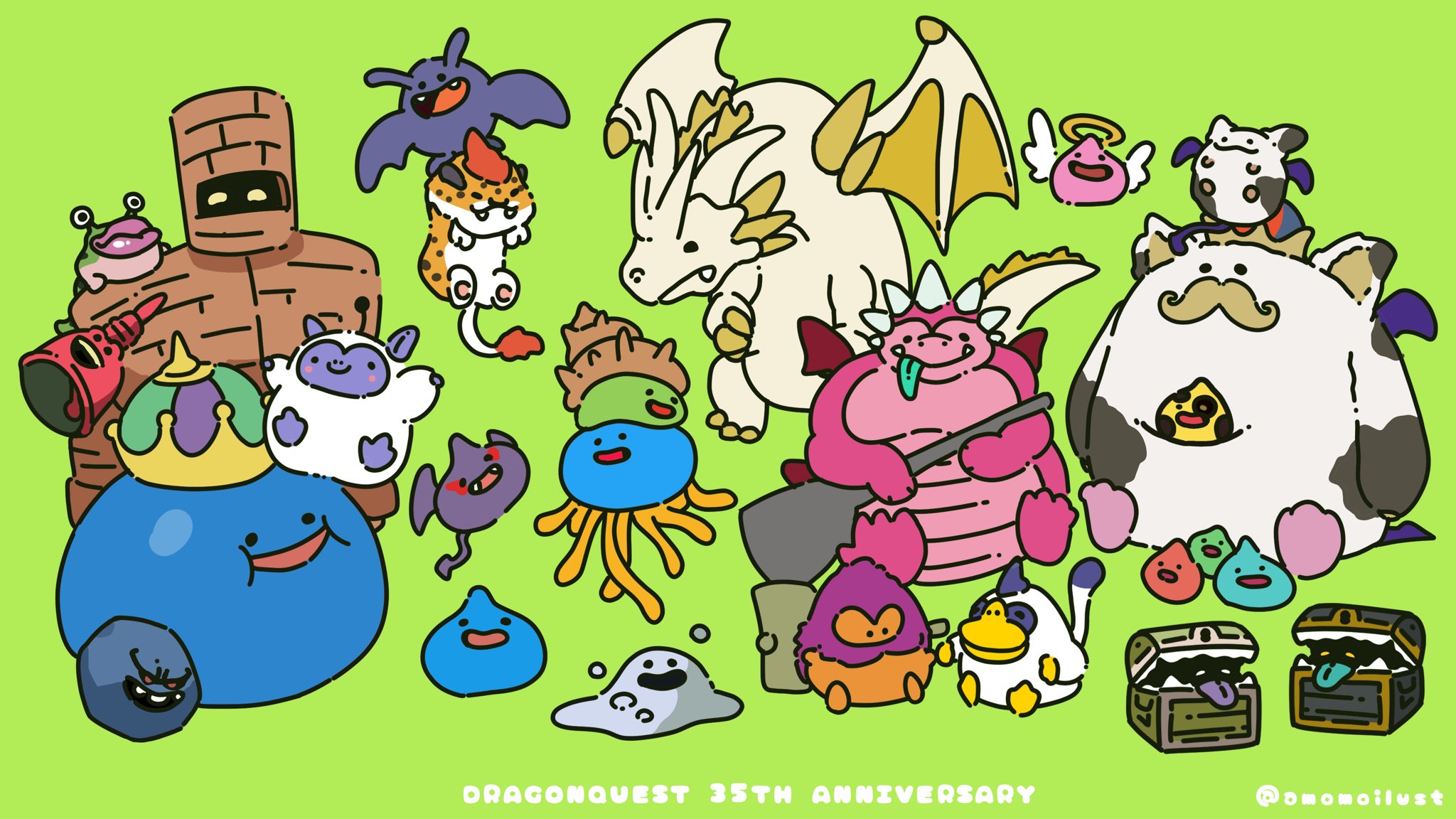 あもも りすはむず ドラクエの日 ドラクエのモンスターデザイン大好きだ T Co Epktmvrcp1 Twitter