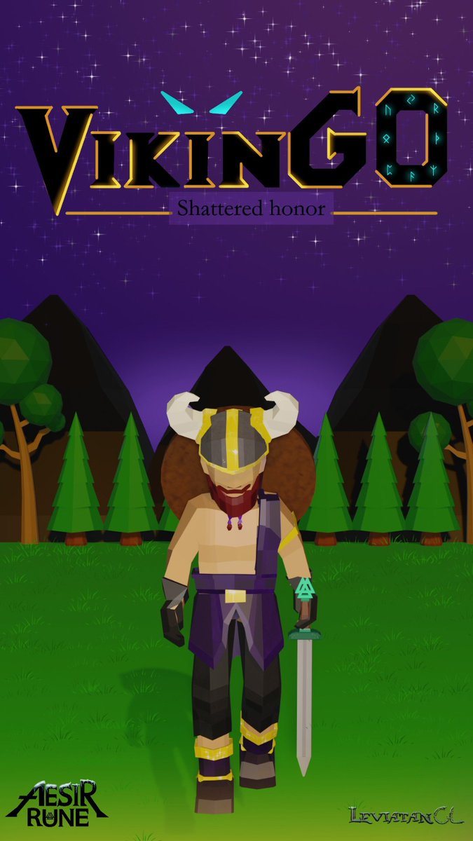 The Game cover 🌌✨
#uagames #indiedev #indiegamedev #gamedev #indiegame #viking #blender #3d