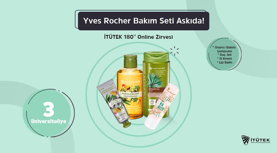 Askıda İTÜ Tekstil Mühendisliği Kulübü desteğiyle "Yves Rocher Bakım Seti" var! RT'leyen 3 üniversiteliye hediye! Detaylar: bit.ly/34q2P50