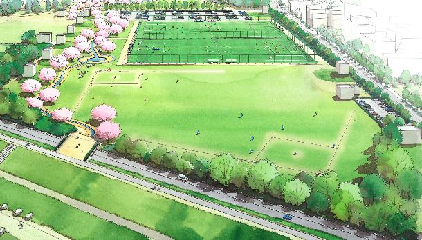 武蔵小杉ライフ公式 川崎市が等々力緑地再編整備改定骨子案を発表 等々力陸上競技場は球技専用スタジアム化 6 1より市民意見を募集 川崎フロンターレ 武蔵小杉 T Co Jvxhiz3kmk 陸上競技場 店舗やストリートスポーツ施設等も整備 等々力