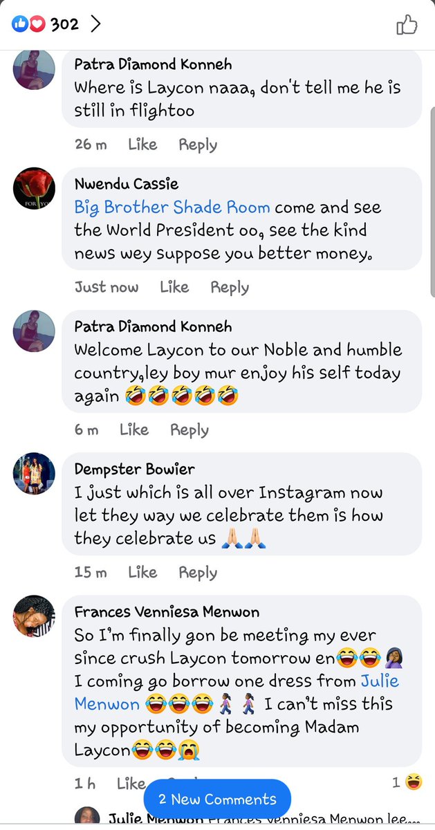 Laycon_kanbai's tweet photo. It's the comments of the Liberians for me.🤗☺🤩

LIBERIA WELCOMES LAYCON 
LAYCON LIBERIA TOUR
#LayconInLiberia
#LayconInLiberia 🐺🇳🇬 X🇱🇷 https://t.co/CzuxPgobMV