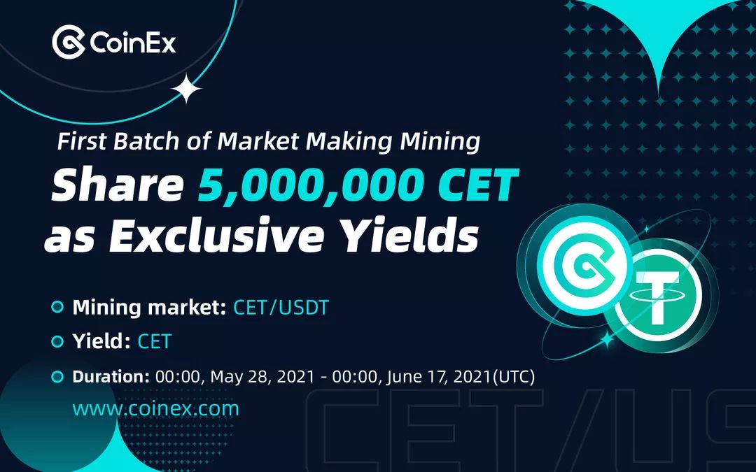 Jeff_250's tweet photo. 📰 Big News❗️❗️❗️
First Batch of CoinEx MM Mining: Share Mega Reward of 5,000,000 #CET
📅:00:00 May 28 - 00:00 Jun 17, 2021 (UTC)
🪙Get Reward if You Want 🪙
⬇️Act Now ❗️
https://t.co/zYZkHwWLHr
#CoinExNews #CoinExActivities #blockchain #cryptoworld #CET https://t.co/sPczaPYnN9