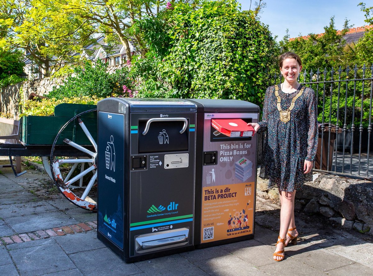 We've launched another #dlrBETA project! Our new pizza box bins will be trialled in Blackrock and Dalkey in an attempt to reduce the bulky boxes taking up space in standard bins. 

Have you got an idea for a small scale project we could use for #dlrBETA?

bit.ly/dlrPizza