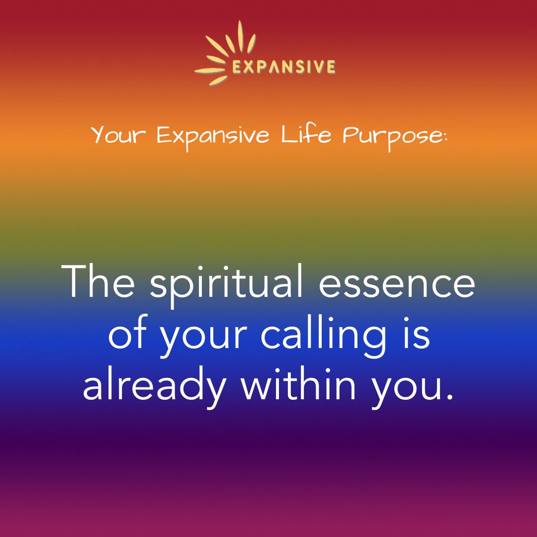 The spiritual essence of your calling is already within you.

If you're inspired, leave a comment, if you like it, spread the message.

#spiritualessence #yourcalling #expansiveteaching #profoundsimplicity #expansiveliving #expansiveness