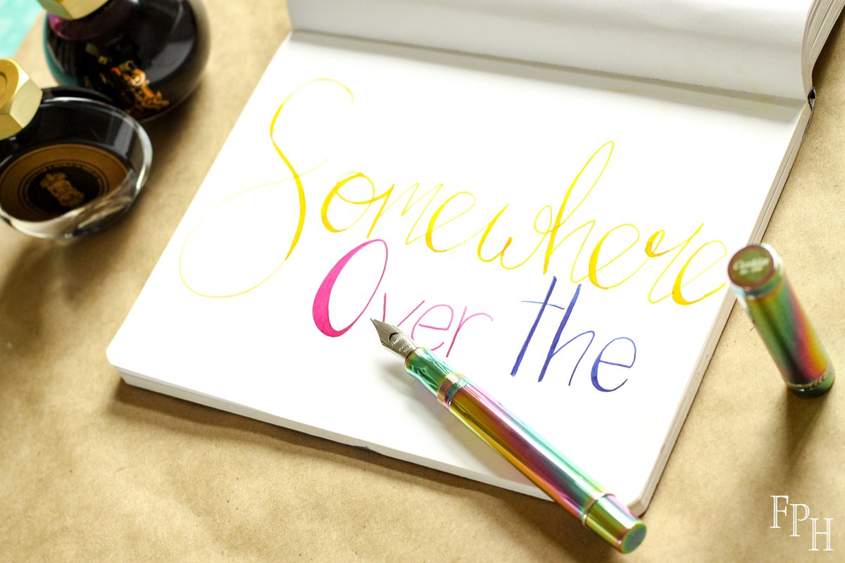FtnPenHospital's tweet photo. The Conklin Duragraph Rainbow can lead you to a pot-of-gold and a rich writing experience.
https://t.co/w1rzjwfvZX
**********
#conklin #duragraph #rainbow #ferriswheelpress #ferriswheelpressink #fountainpen #fph #fpgeeks #fountainpengeeks #fountainpenaddicts https://t.co/zGuzAF3HKs