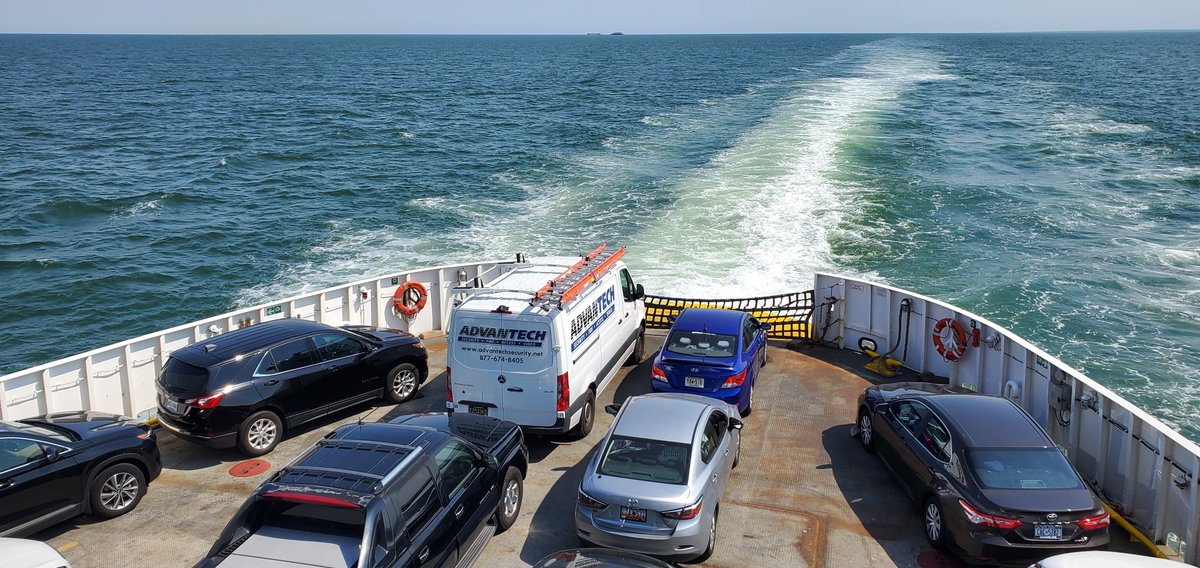 AdvantechDE's tweet photo. First time installing ASSA ABLOY WiFi locks on a moving facility!  Pumped to help DRBA test out new technology for the Cape-May - Lewes Ferry! https://t.co/wCGwTUdSGF