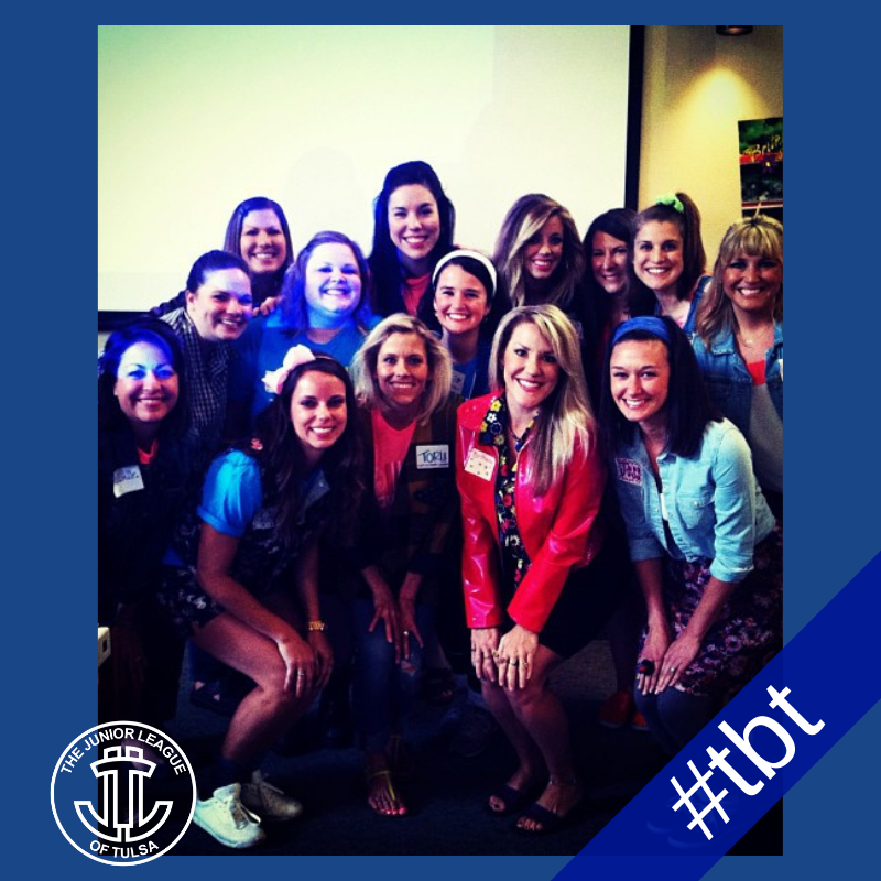 JLTulsaInc's tweet photo. Junior League of Tulsa's 90th provisional class 2013, dressed in 90s attire to mark the occasion.

#ThrowbackThursday #jltulsa https://t.co/rRnAOuk9I1