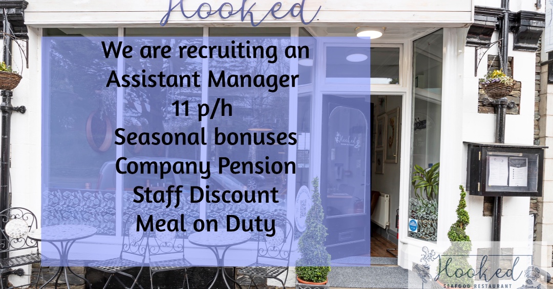 HookedWindermer's tweet photo. Join our team @ Hooked 

email your cv to manager@hookedwindermere.cu.uk

#assistantmanager #fishresturant #windermere https://t.co/RAwrd2l3Tg
