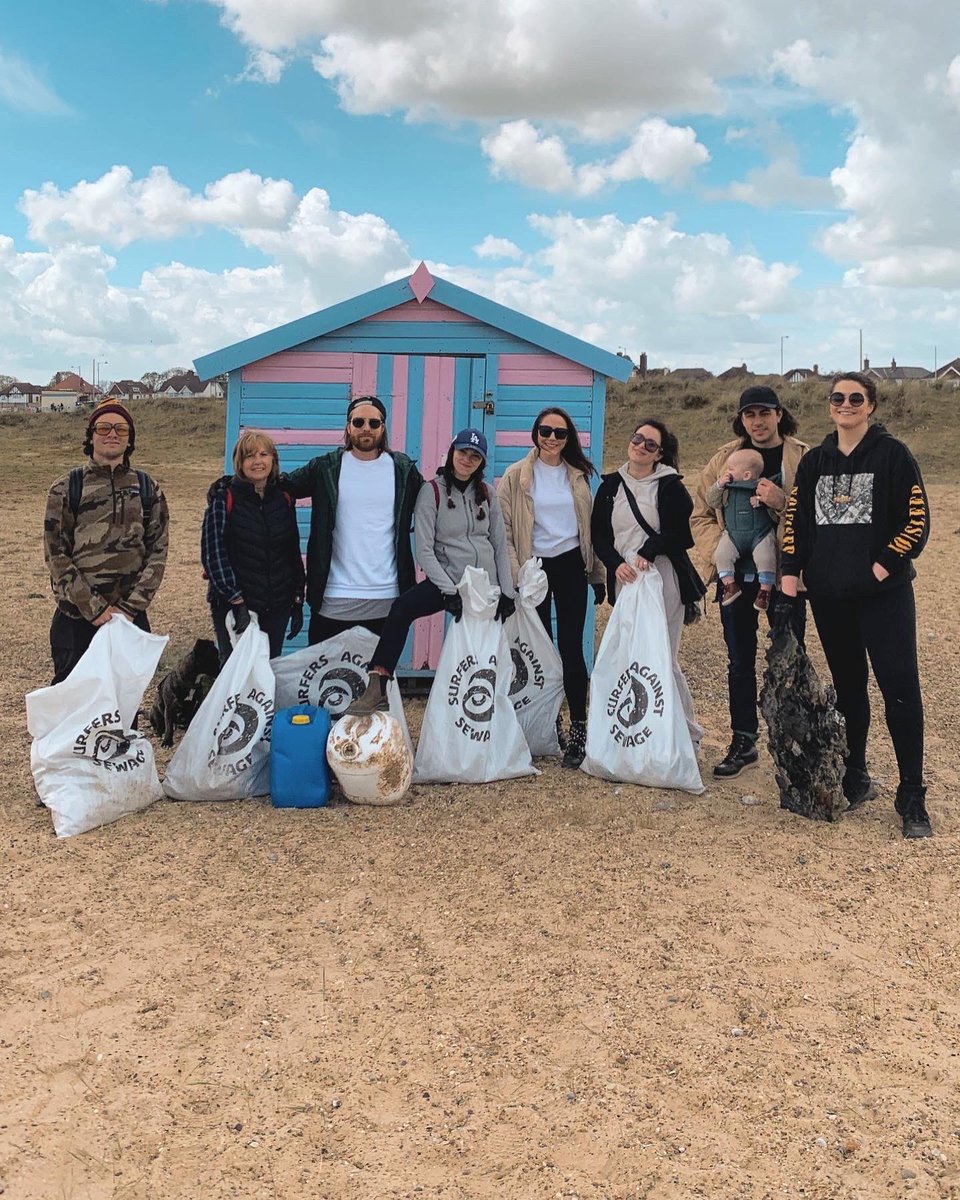 BBA_Media's tweet photo. Our MD organised and hosted a @sascampaigns Million Mile Beach Cleanup in #GreatYarmouth.

Plenty of tinnies, takeaway cups, plastic, polistiren, a burnt out wheelie bin and a ton of dog mess cleared.

Thanks to these awesome lot for coming along.

#MillionMileClean #BeachCleanUp https://t.co/v7EyemgZXe