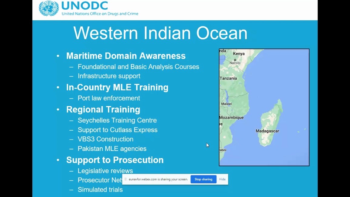 David O'Connell of @UNODC gives an overview on Global Maritime Crime ...