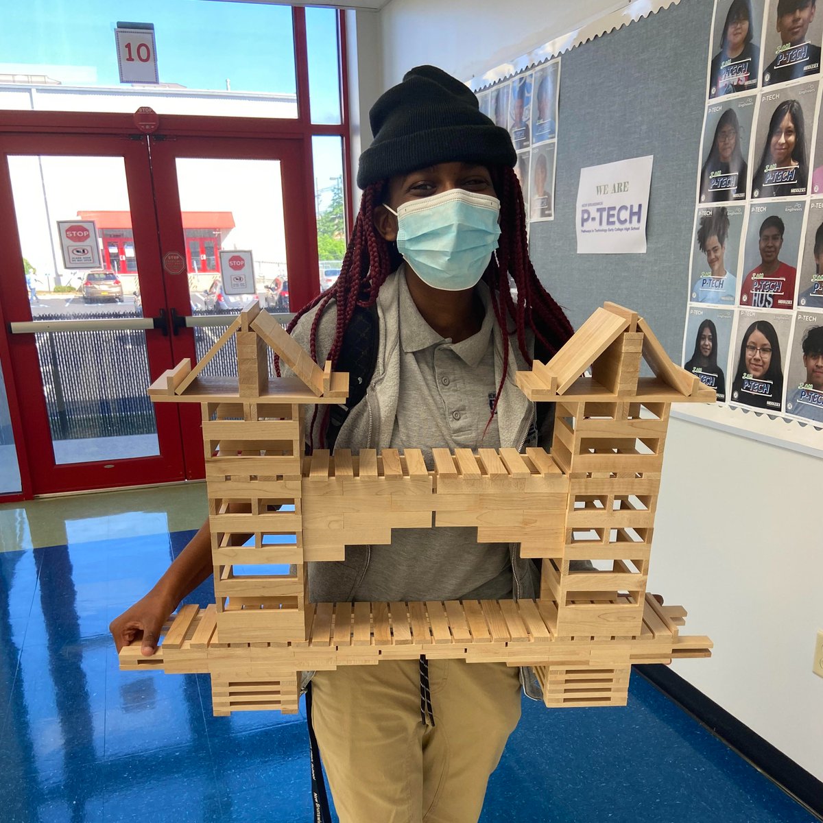 Amazing job creating structures out of Keva Planks.  Using 465 Keva Planks to be exact. What a way to show us how you jump in!😀#NBPSJumpIn <a href="/nbpschools/">New Brunswick Public Schools</a> <a href="/ptech_NBPS/">New Brunswick P-TECH</a> <a href="/michaelwfanelli/">Michael Fanelli</a>