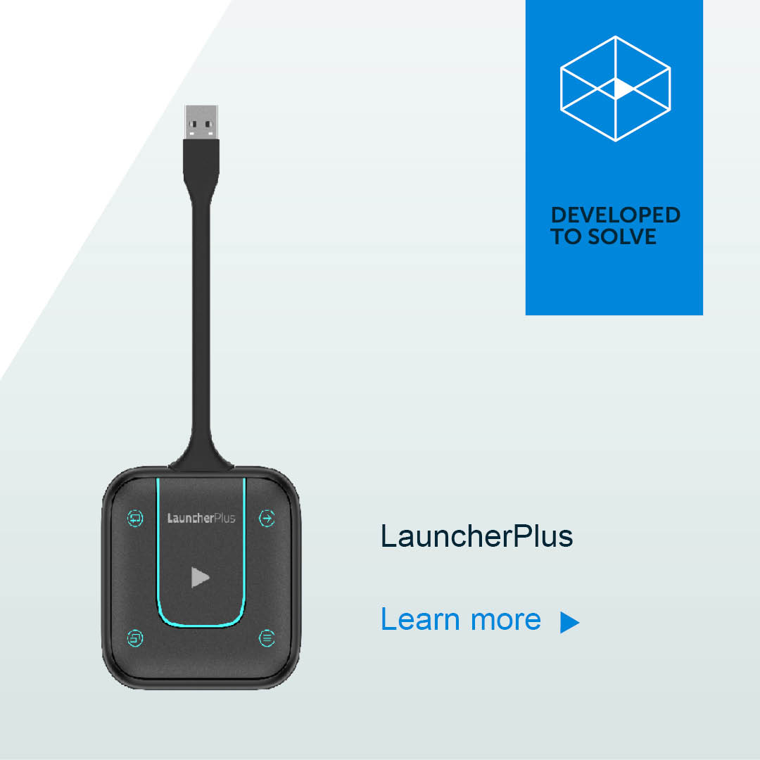DeltaEMEA's tweet photo. Everyone benefits when #meetings start quickly and aren’t delayed by the need to find cables to #connectdevices to a display. Now, thanks to @vivitek ’s solution - #LauncherPlus – every meeting can get off to a smooth start. #wirelesspresentation #avtweeps https://t.co/IMIc2s1qQs