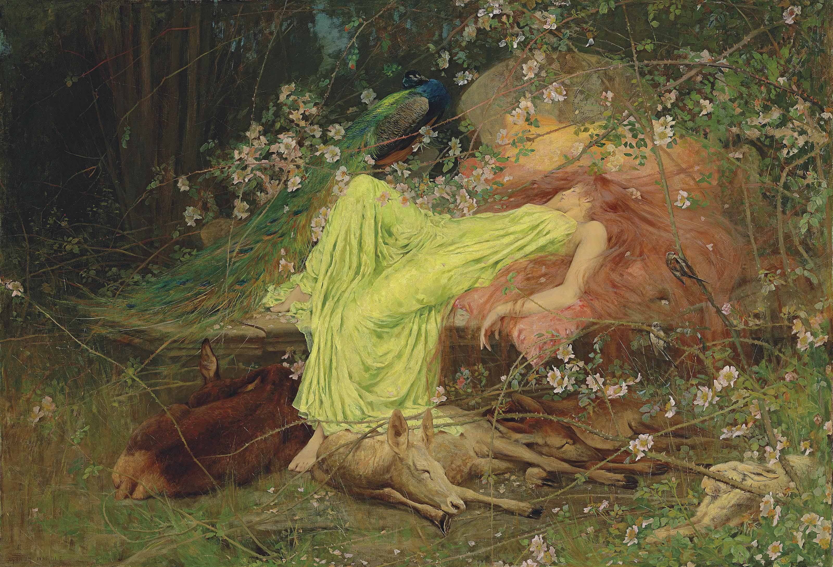 耽美なる絵画とモノ 本書では花の絵画と物語も紹介している 花はただ美しく咲き誇るだけではない 絵画の中で描かれる花 は象徴的な存在として用いられることが多い 愛や嫉妬 狂気などあらゆる意味が込められる そして花は人の想いを乗せて儚く散って
