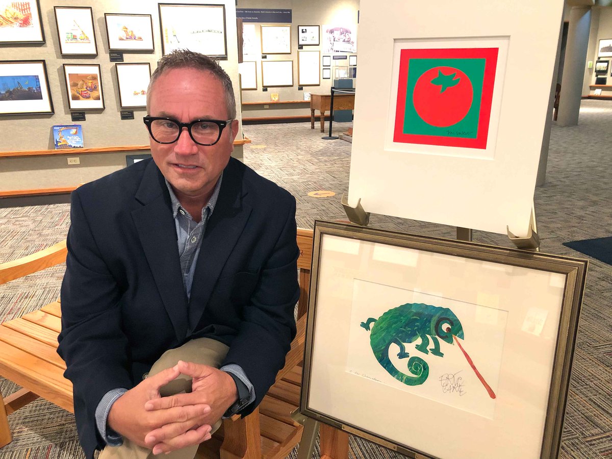 “Mazza is saddened to hear of the passing of Eric Carle & Lois Ehlert this week. Both were iconic creators of picture books, but also were humble & kind. All who found joy in their artwork were considered friends.” -Ben Sapp, director #RememberingEricCarle #RememberingLoisEhlert