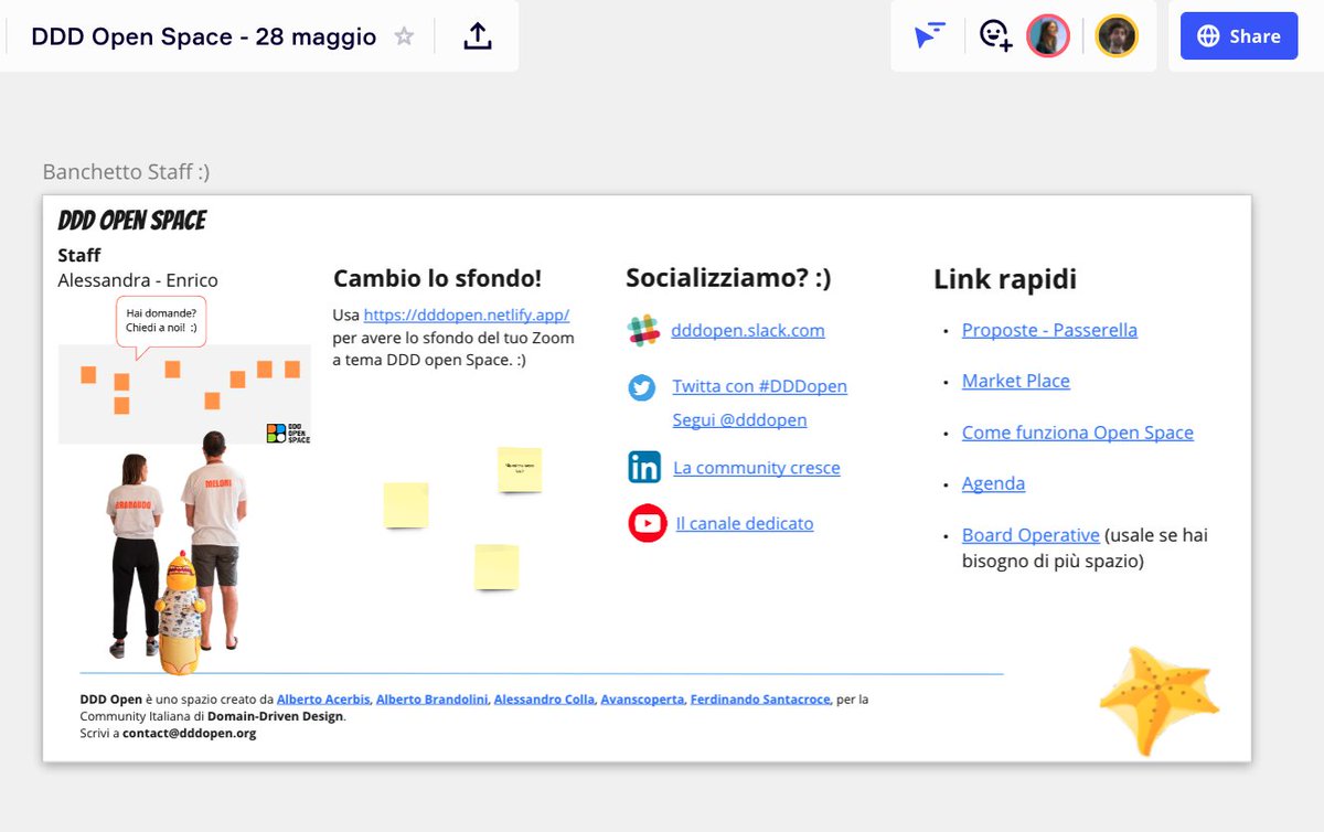 alegranaudo's tweet image. Last check on the @MiroHQ board: 𝙙𝙤𝙣𝙚 
Last alignment call with the "founders": 𝙙𝙤𝙣𝙚 
Last communications on the dedicated @SlackHQ  channel: 𝙙𝙤𝙣𝙚 

Well, folks, see you all tomorrow morning for our 2° @dddopen Space! 😍
#dddopen #dddesign #remoteevents #remote