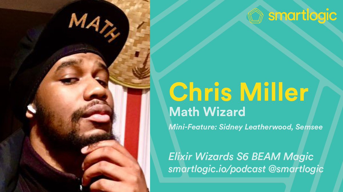 This week on Elixir Wizards: Bringing the Magic of Math into Programming with <a href="/blackeuler/">blackeuler | 毛若愚</a>! Plus -- a mini-feature with Sidney Leatherwood. smr.tl/3oND5cl #elixirlang #myelixirstatus