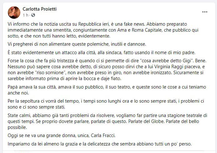 andreseve73's tweet photo. Direi discorso chiuso, silenzio e rispetto per Gigi Proietti.
#proietti #repubblica #calenda #raggi https://t.co/gKnsZaa6p3