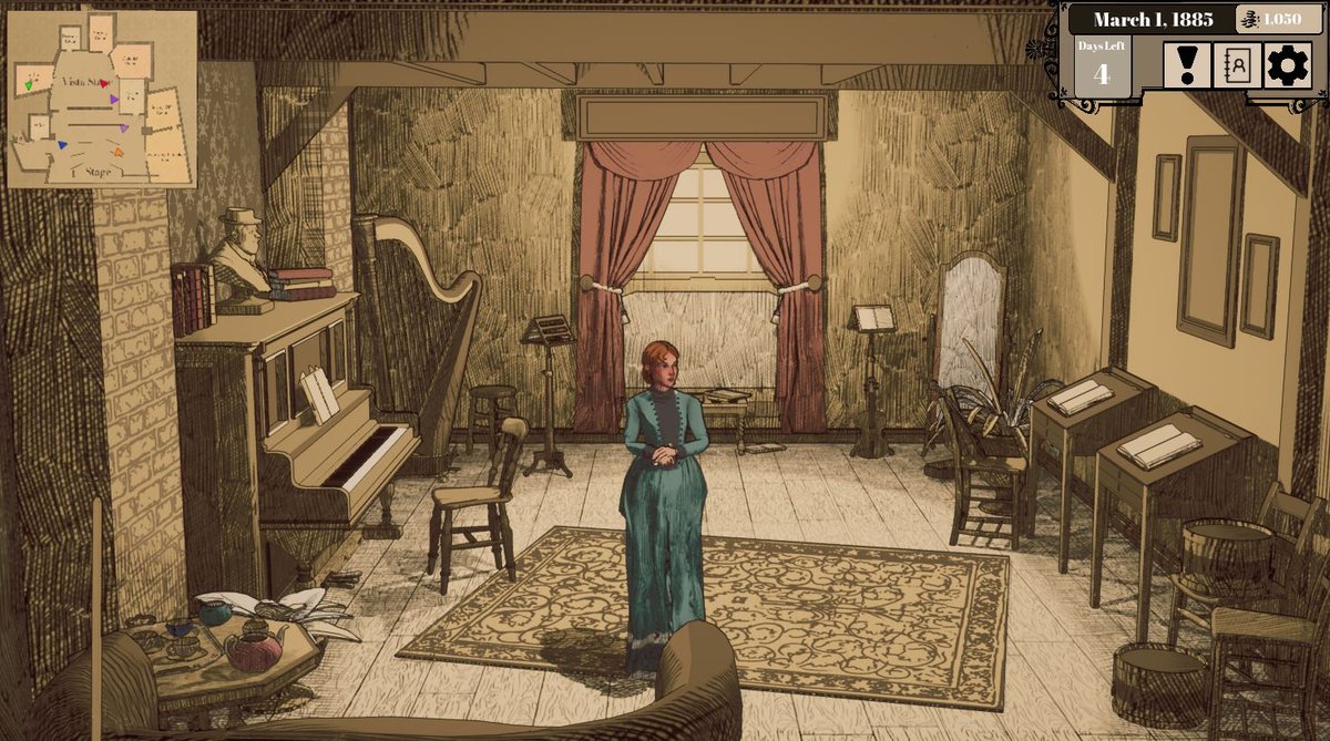 MelodramaticaGm's tweet photo. All actors need a place to practice their craft! For this purpose, theatres often had specific rooms to practice singing, dancing and acting. Can you see which room is used for what? #gamedev #IndieGameDev #UnrealEngine #GameMaker https://t.co/7AojLArpPK
