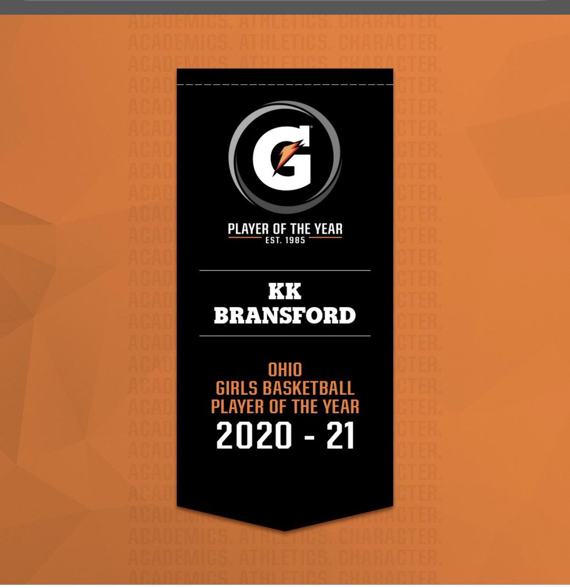 Ballislifekk14's tweet photo. Thank you!! @Gatorade #GatoradePOY https://t.co/T68h1SSfR4