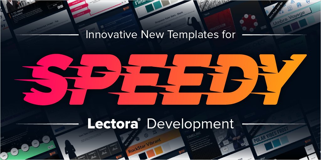 ELBlearning's tweet image. We just added over 70 new @Lectora Desktop templates. Check them out! hubs.li/H0P941R0 #lectora #elearning #templates