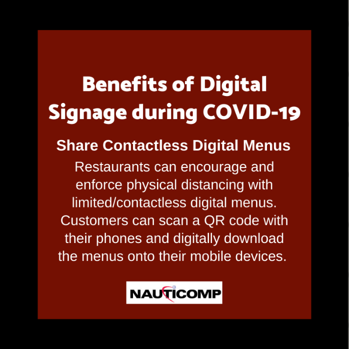 Nauticomp's tweet image. #DigitialSignage #NewNormal #DigitalDisplays #Technology